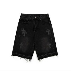 BLACK CHROME-HEARTS NEW SHORTS 9921